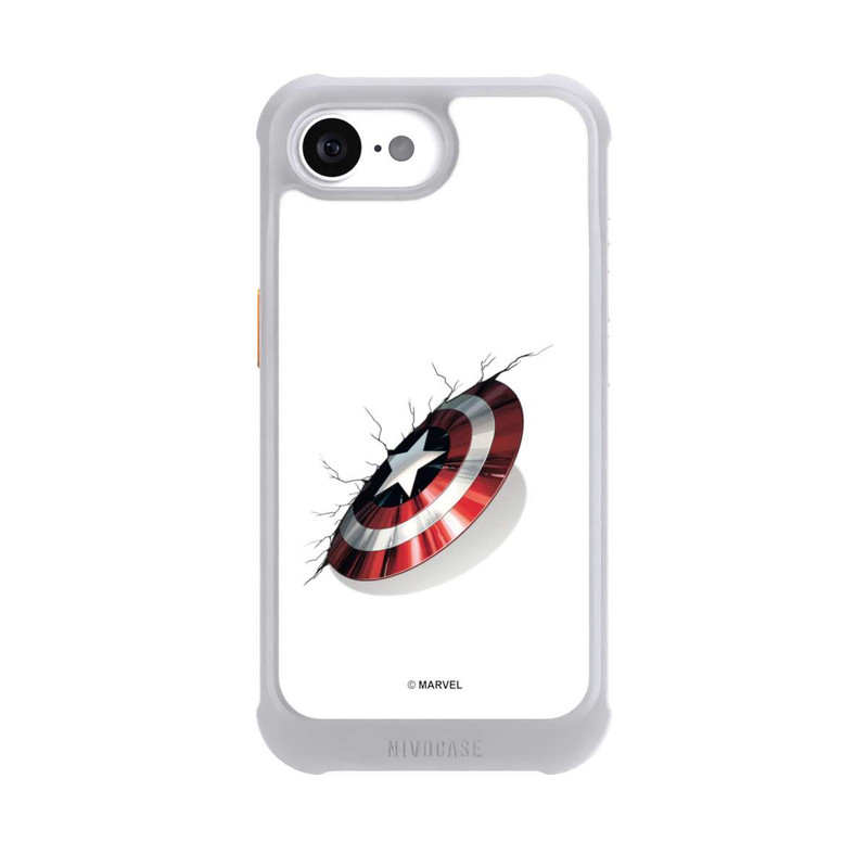 iPhone 16e NIVOmax Captain America Shield Crash