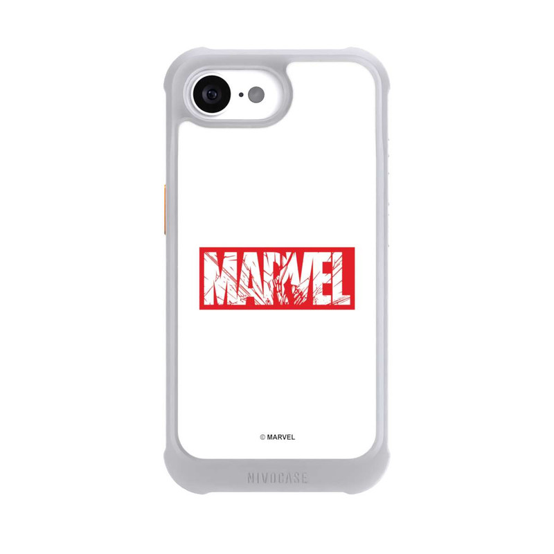 iPhone 16e NIVOmax Marvel Logo Crushed