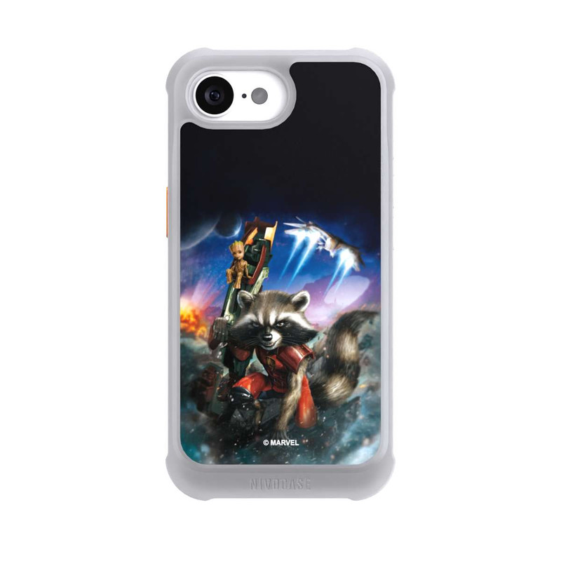 iPhone 16e NIVOmax Rocket & Baby Groot Guardians Of The Galaxy
