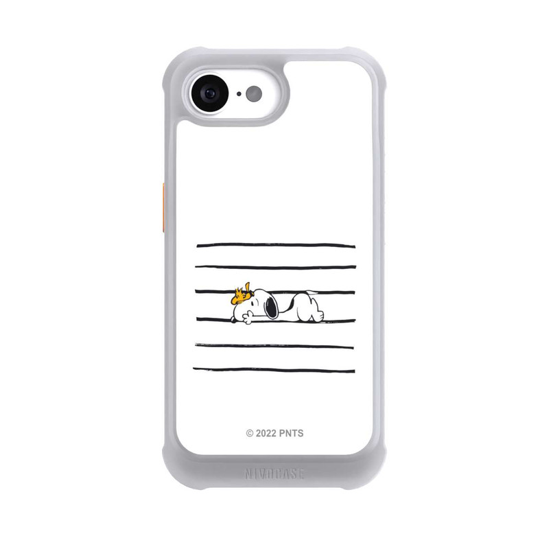 iPhone 16e NIVOmax Snoopy Woodstock Streifen