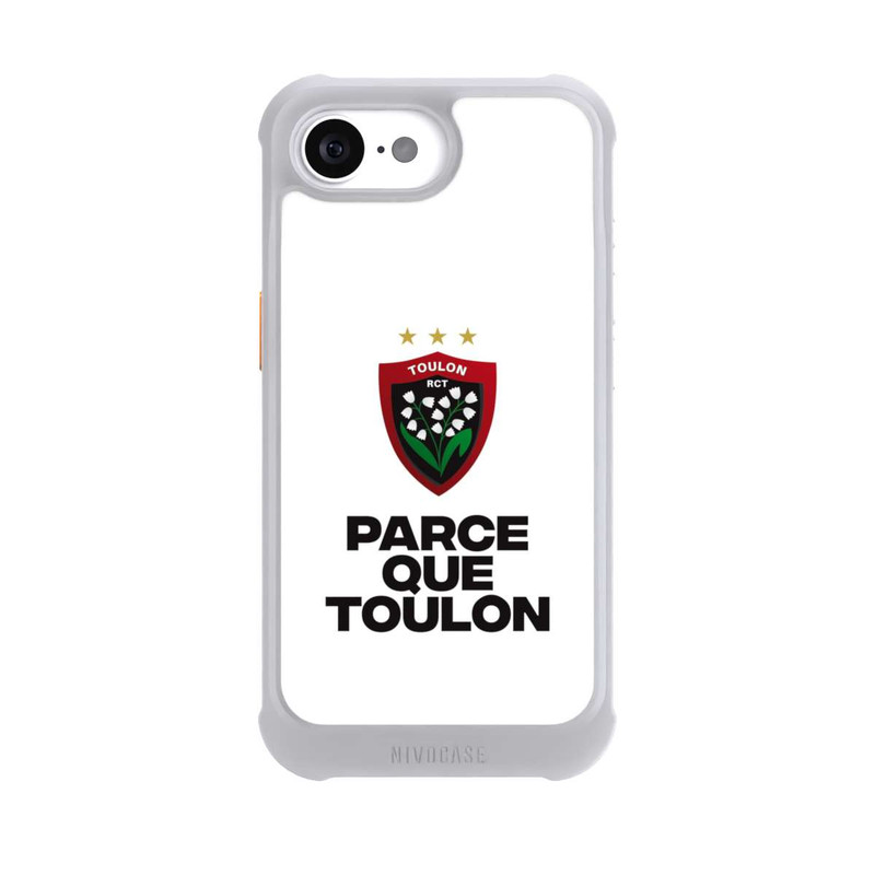 iPhone 16e NIVOmax Parce Que Toulon Blanc