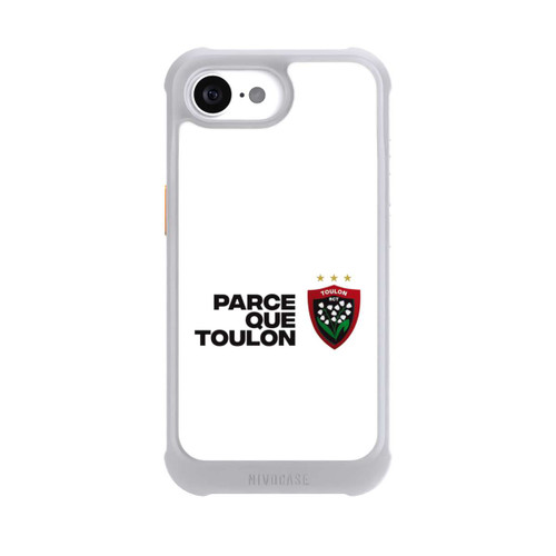 Apple iPhone 16e NIVOmax RC Toulonnais PQT Blanc