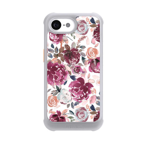 Apple iPhone 16e NIVOmax Pivoines et roses d'automne Rose