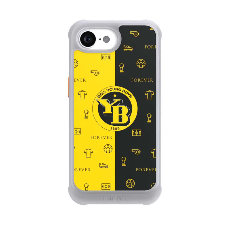 iPhone 16e NIVOmax BSC YB Jaune Noir Motif