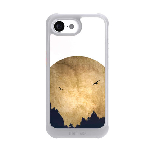 Apple iPhone 16e NIVOmax Deux oiseaux et la lune