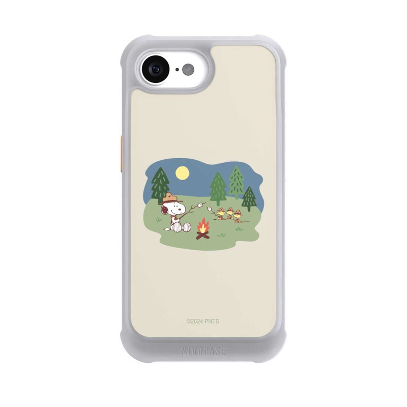 iPhone 16e NIVOmax Snoopy Lagerfeuer
