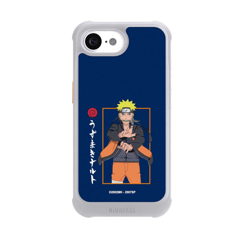 iPhone 16e NIVOmax Naruto Kampfposition Blau