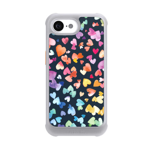 Apple iPhone 16e NIVOmax Coeurs de la Saint-Valentin noirs