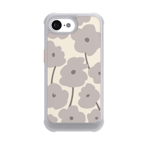Apple iPhone 16e NIVOmax Minimalistische Blumen Beige