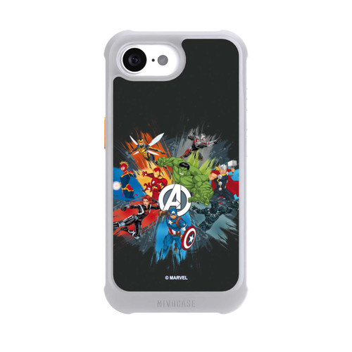 Apple iPhone 16e NIVOmax Marvel's Avengers Black