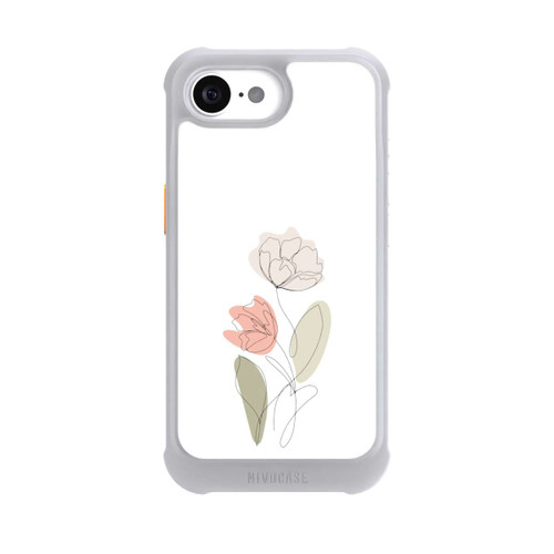 Apple iPhone 16e NIVOmax Blume Line Art Beige
