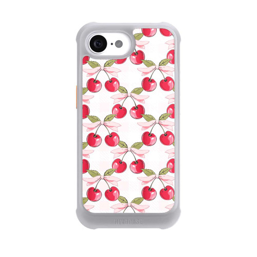 Apple iPhone 16e NIVOmax Pink Cherry Pattern with AI