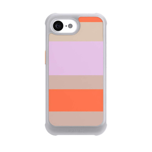 Apple iPhone 16e NIVOmax Moca Lila Orange Stripes