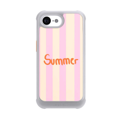 Apple iPhone 16e NIVOmax Summer Pink And Orange Stripes