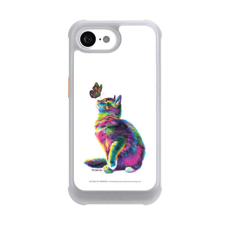 iPhone 16e NIVOmax Katze verspielt