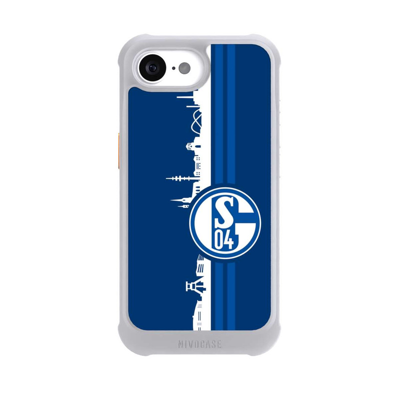 iPhone 16e NIVOmax Schalke 04 Skyline Blau