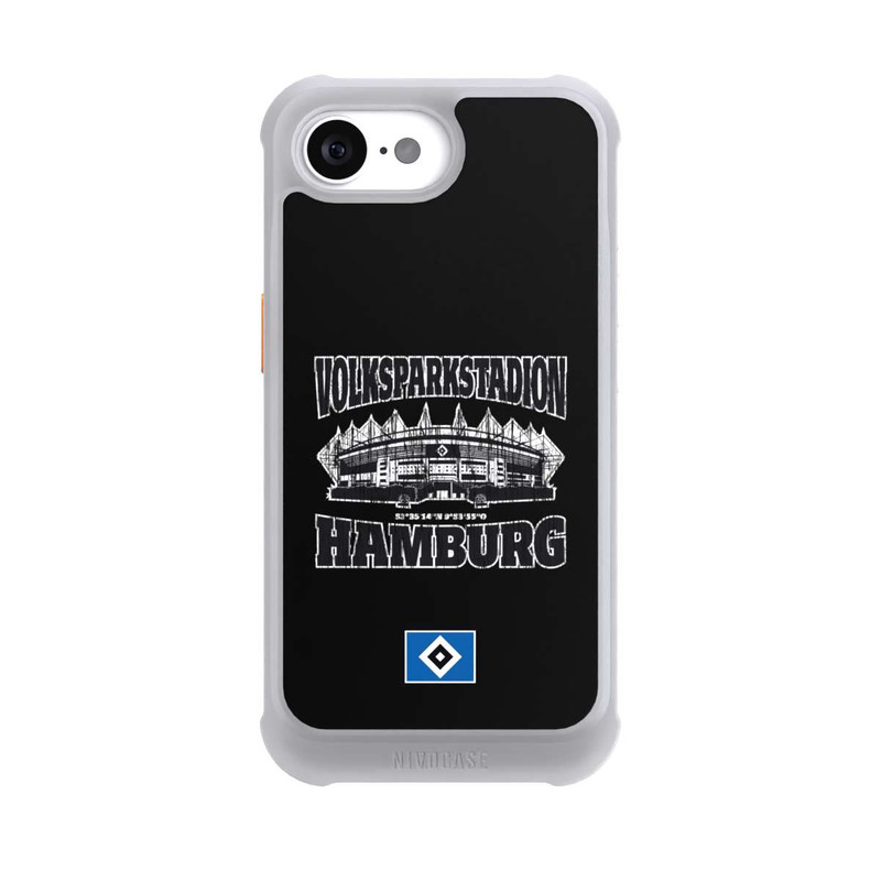 iPhone 16e NIVOmax HSV Volksparkstadion Schwarz