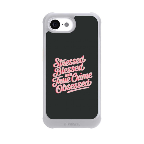 Apple iPhone 16e NIVOmax Stressed Blessed and True Crime Obsessed
