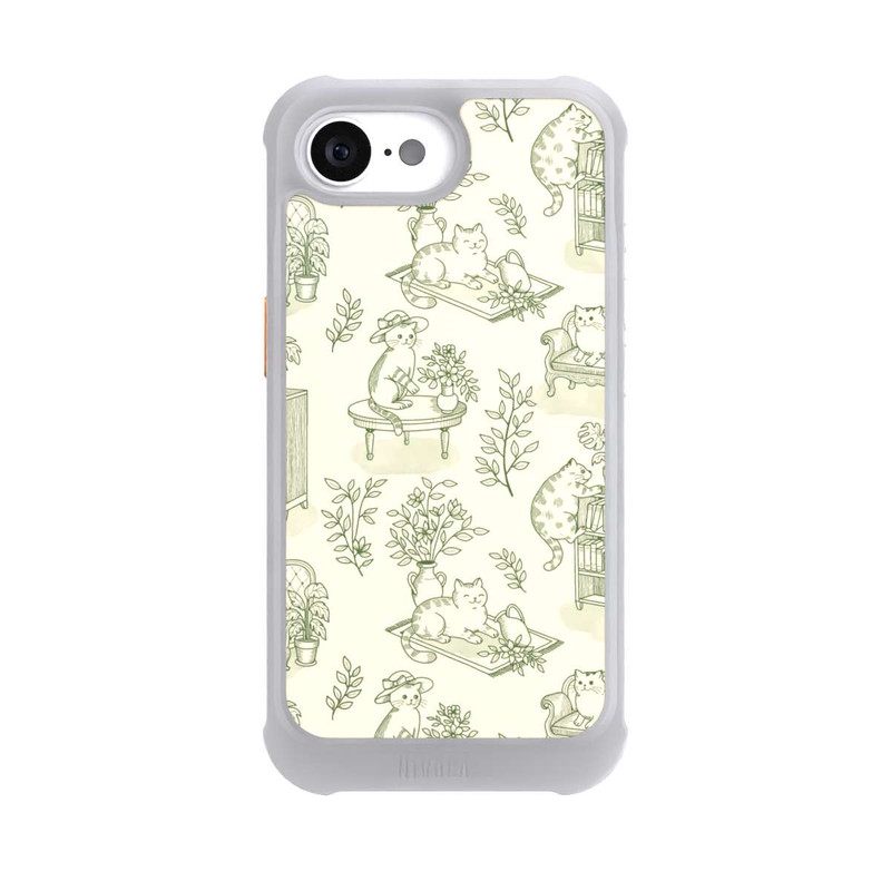 iPhone 16e NIVOmax Chonky Cats Toile de Jouy