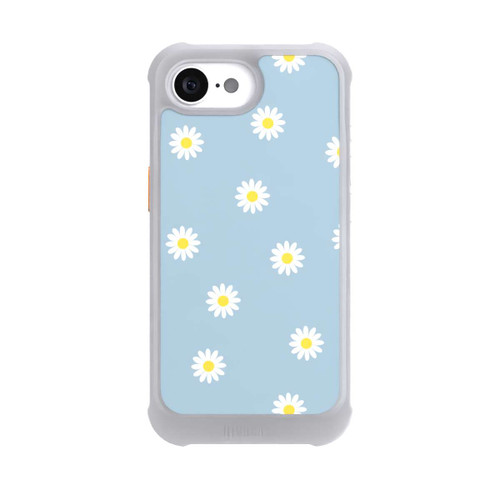 Apple iPhone 16e NIVOmax Gänseblümchen Muster Blau