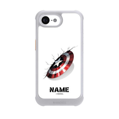 Apple iPhone 16e NIVOmax Captain America Shield Personalisierbar