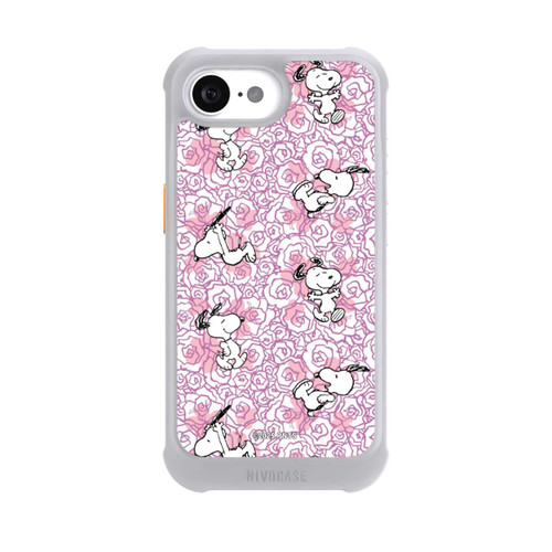 Apple iPhone 16e NIVOmax Peanuts Pink Roses Pattern