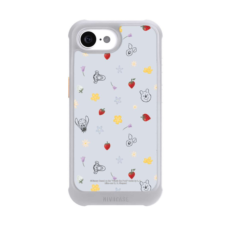 iPhone 16e NIVOmax Winnie l'Ourson et ses Amis Fraise Bleu