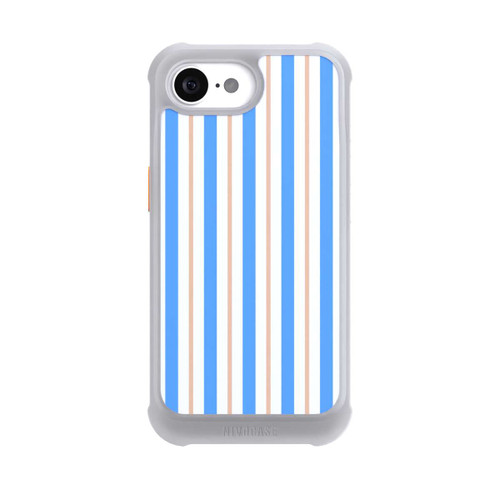 Apple iPhone 16e NIVOmax Streifen Blau Beige