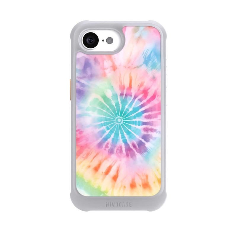 iPhone 16e NIVOmax Rainbow Color Tie Dye 