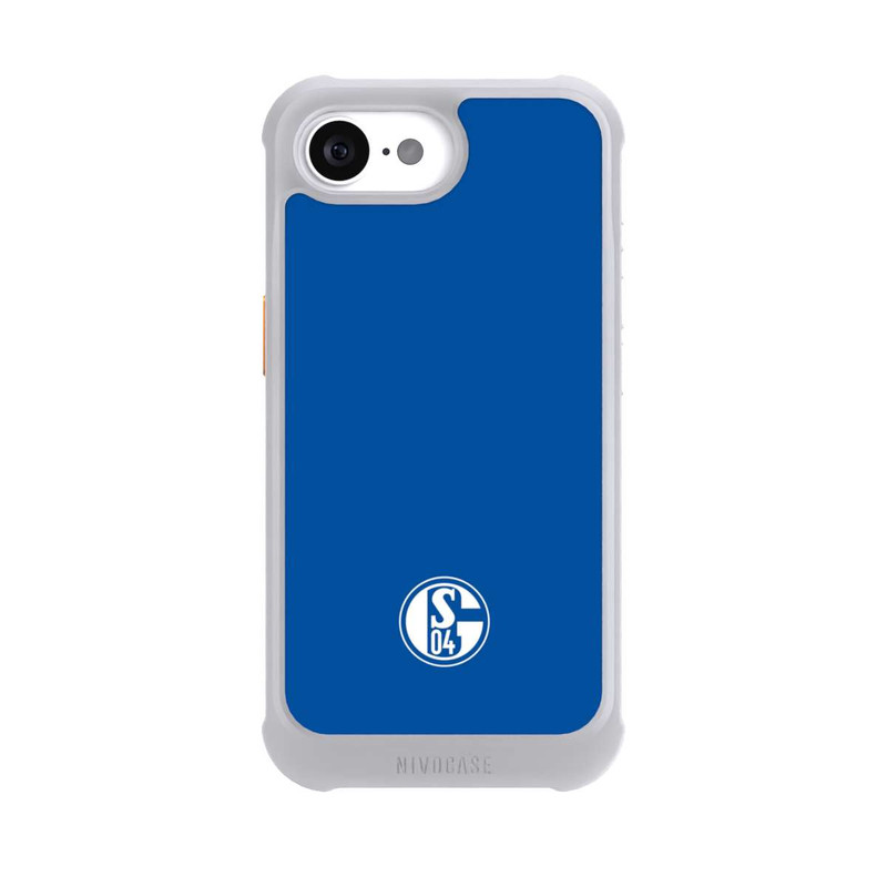 iPhone 16e NIVOmax FC Schalke 04 Logo Blau