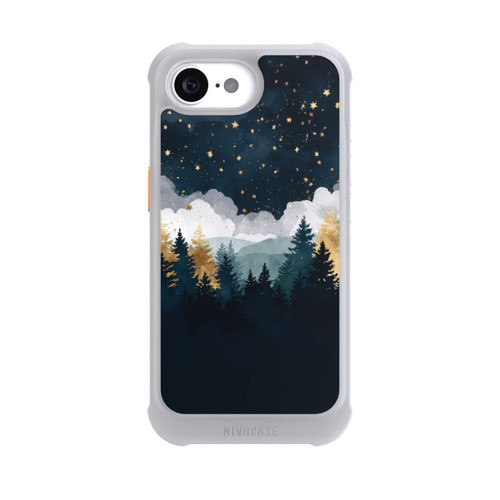 Apple iPhone 16e NIVOmax Forêt Nocturne Indigo