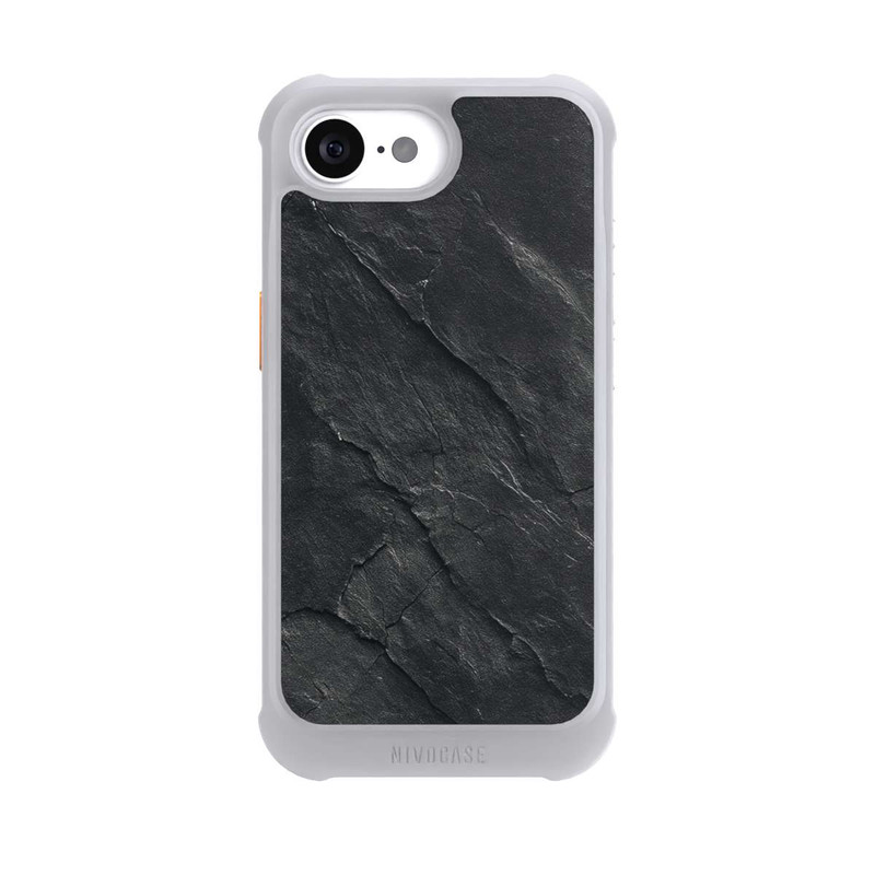 iPhone 16e NIVOmax Dunkler Schiefer Look