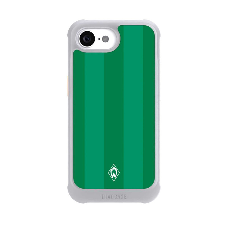 iPhone 16e NIVOmax Werder Bremen in green stripes