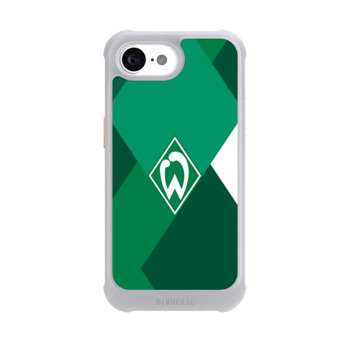 Apple iPhone 16e NIVOmax Werder Bremen Diamond Pattern
