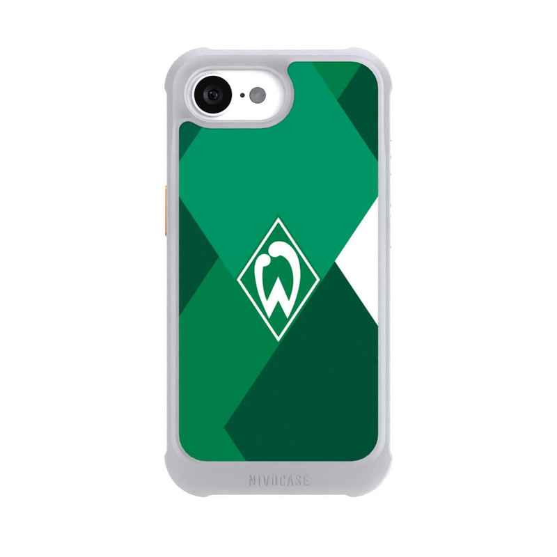 iPhone 16e NIVOmax Werder Bremen Diamond Pattern