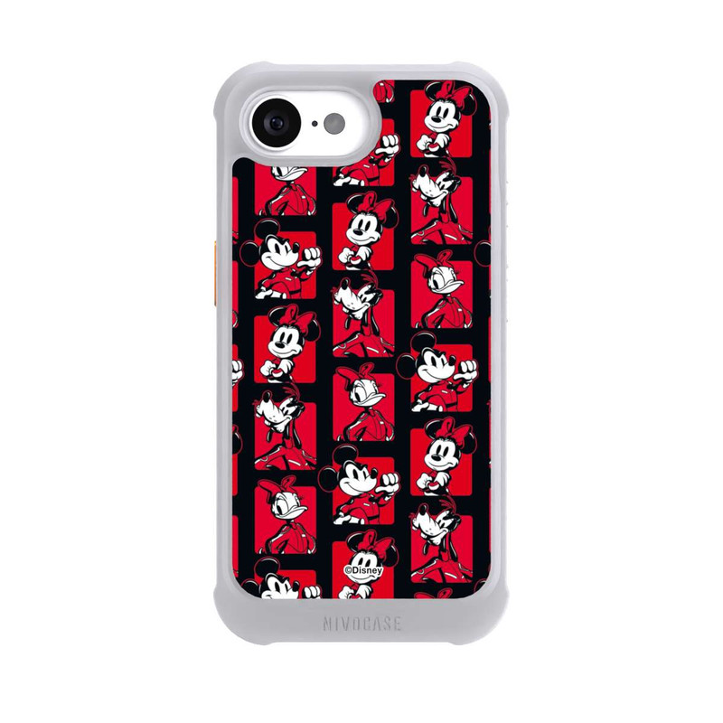 iPhone 16e NIVOmax Mickey Mouse Racing Pattern Red
