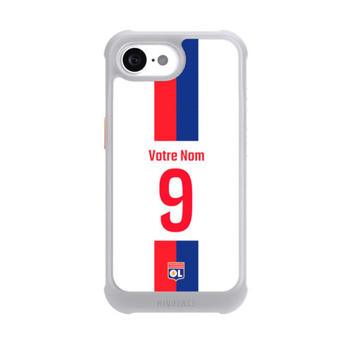 Apple iPhone 16e NIVOmax Olympique Lyonnais Jersey Customisable