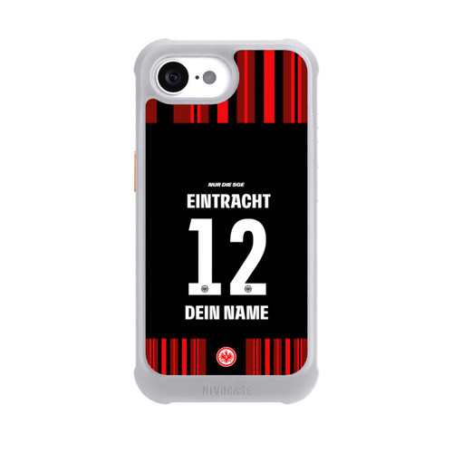 Apple iPhone 16e NIVOmax Eintracht Frankfurt Trikot Personalisierbar 26-27