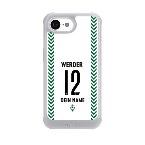 Apple iPhone 16e NIVOmax Werden Bremen Trikot Personalisierbar 26/27