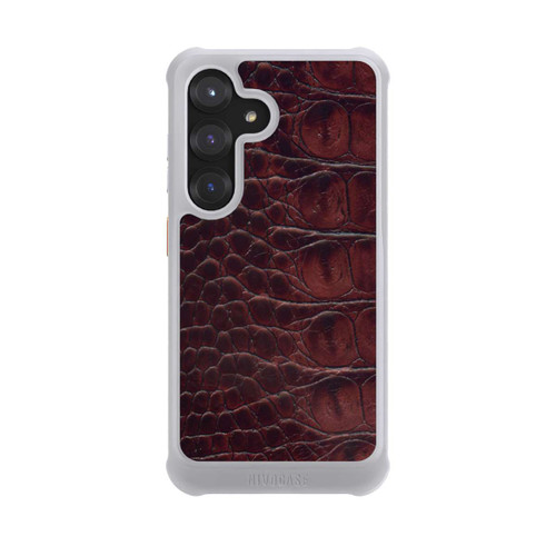 Samsung Galaxy S25 NIVOmax Cuir de Crocodile