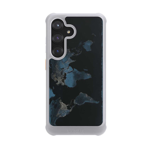 Samsung Galaxy S25 NIVOmax Carte du Monde Nuit