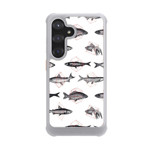 Samsung Galaxy S25 NIVOmax Fische in Geometrie