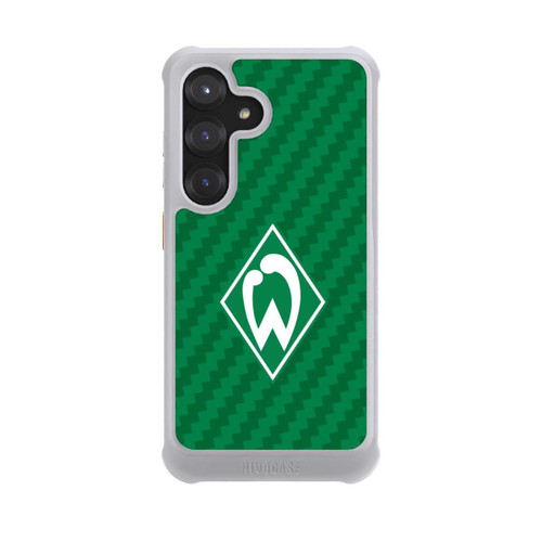 Samsung Galaxy S25 NIVOmax Carbonlook - Werder Bremen