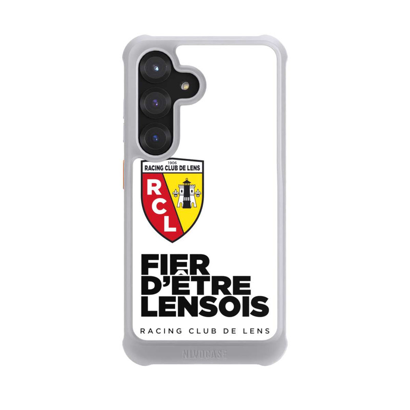 Galaxy S25 NIVOmax RC Lens Fier D'être Lensois - Weiß