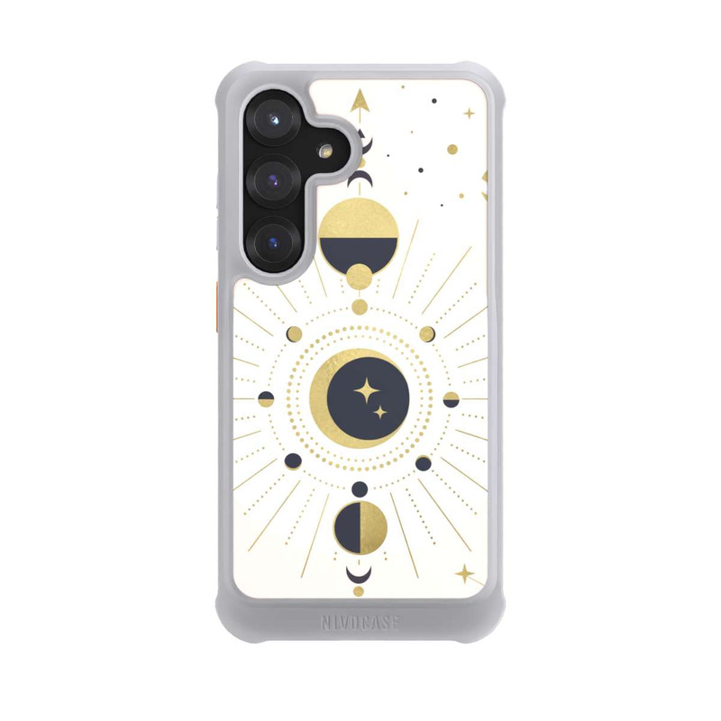 Galaxy S25 NIVOmax Abstrakter Rose-Gold-Look