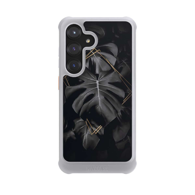 Galaxy S25 NIVOmax Black Leaves
