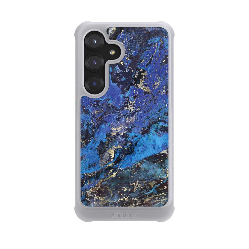 Galaxy S25 NIVOmax Lapislazuli blau und gold