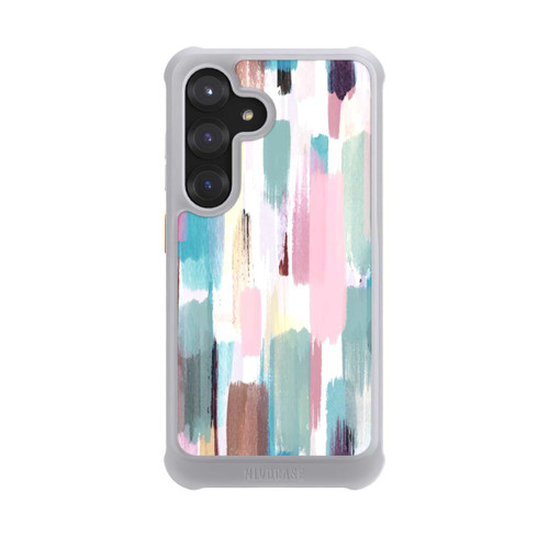 Samsung Galaxy S25 NIVOmax Abstrakte Pinselstriche in Pastelltönen