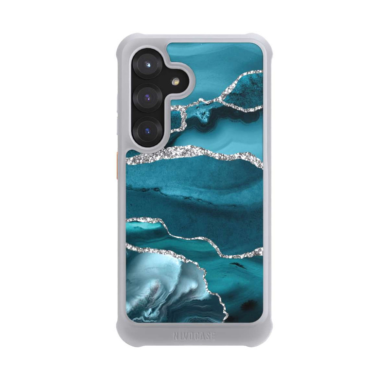 Galaxy S25 NIVOmax Gletscher Eis Marmor