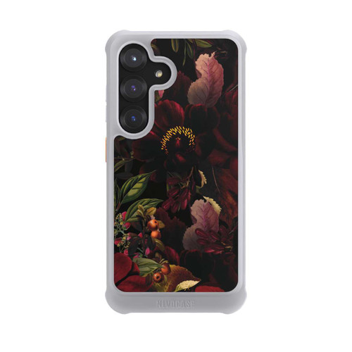 Samsung Galaxy S25 NIVOmax Dunkle Rote Vintage Barock Rosen